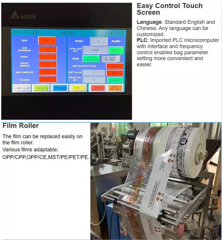 Automatic Small Vertical Packaging Machine Food/Medicine/Chemical Liquid Product Packaging