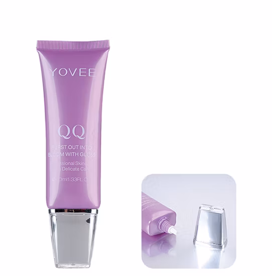 Emballage de produits chimiques en HDPE transparent de tube en plastique de Chine